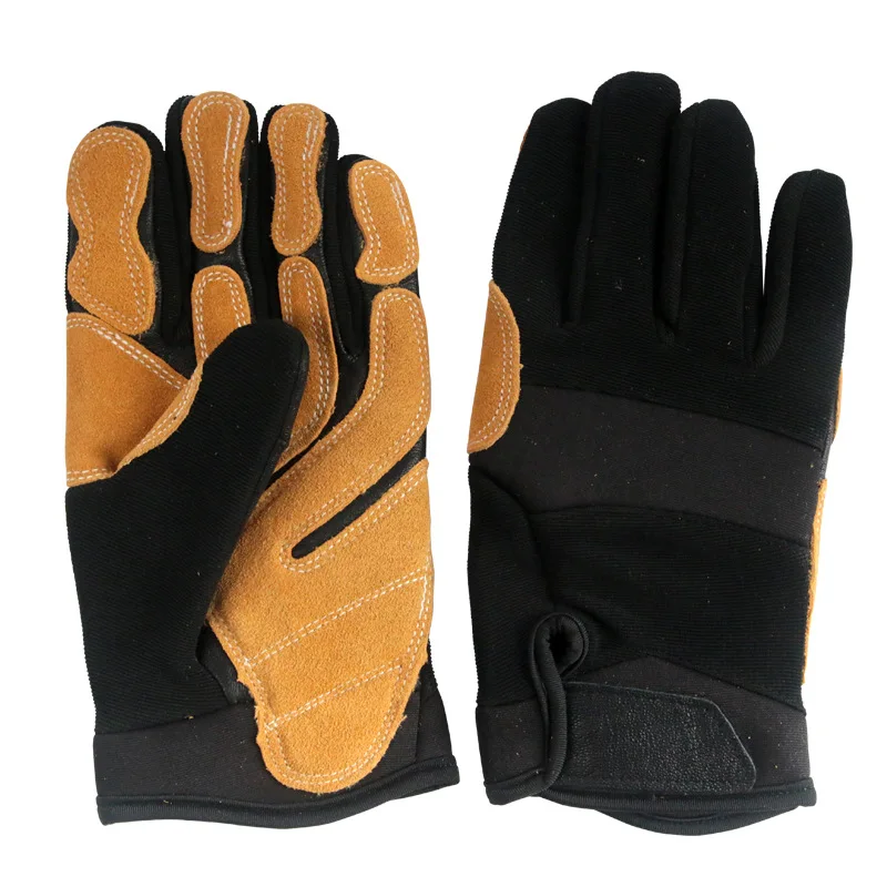 Yellow Cowhide Emergency Rescue Gloves Outdoor Thick Climbing Protection Gloves Rope Training Gloves
Yellow Cowhide Emergency Rescue Gloves Outdoor Thick Climbing Protection Gloves Rope Training Gloves