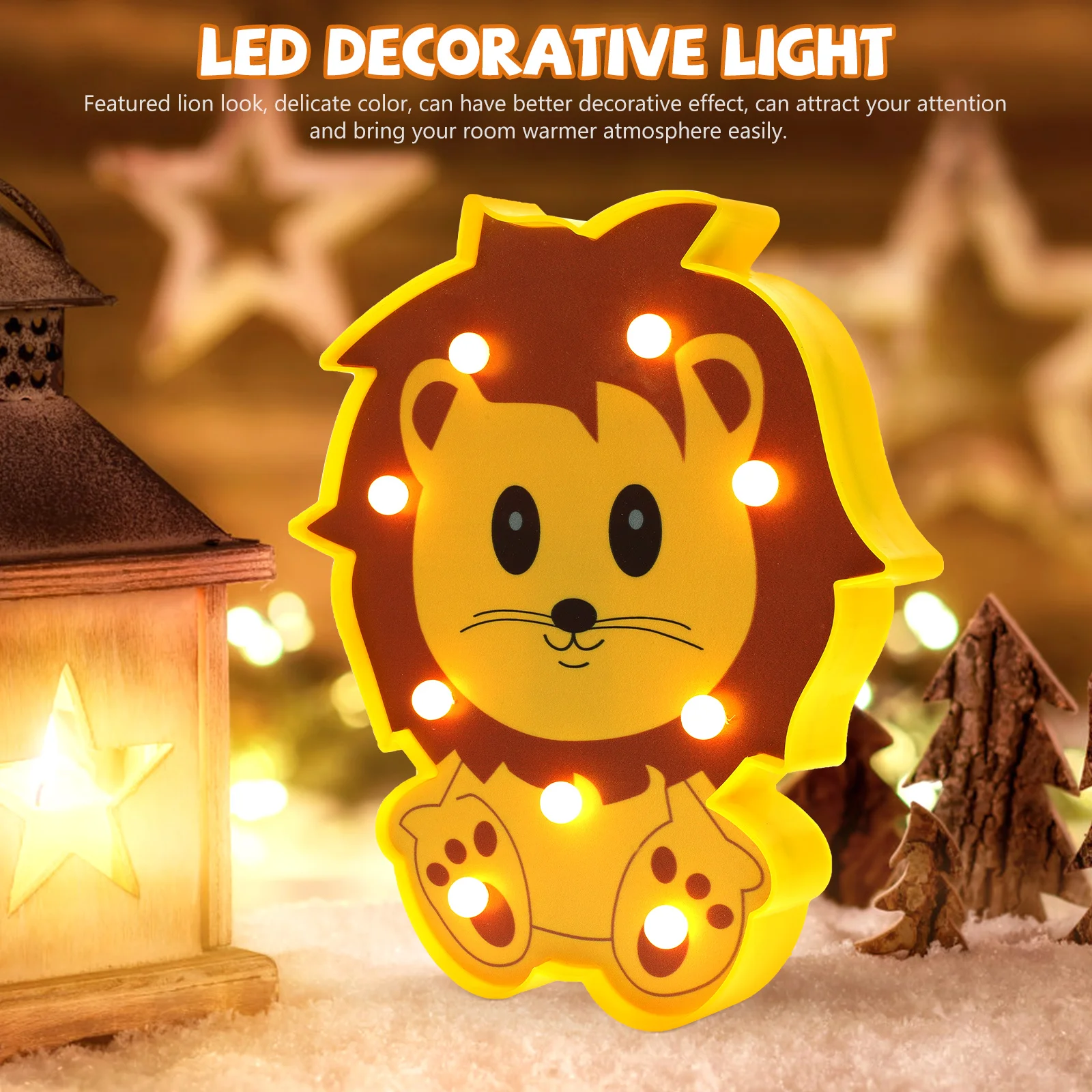 Cartoon Lion Baby Kids Nursery Nursery Night Light Light Warm Bedroom Nightst Bedside Lamp Table Atmosphere Lighting
Cartoon Lion Baby Kids Nursery Nursery Night Light Light Warm Bedroom Nightst Bedside Lamp Table Atmosphere Lighting