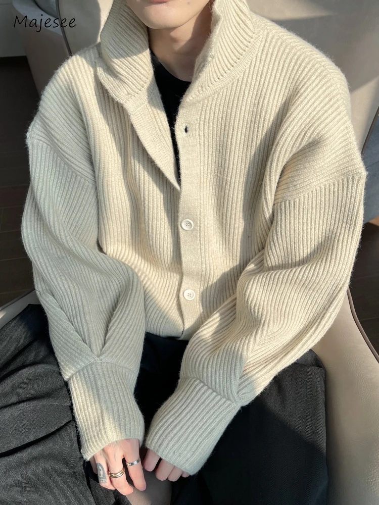 Knitted Cardigan Men Autumn Daily Warm Baggy Comfortable Hong Kong Style Streetwear Stylish Versatile Single Breasted Handsome
Knitted Cardigan Men Autumn Daily Warm Baggy Comfortable Hong Kong Style Streetwear Stylish Versatile Single Breasted Handsome