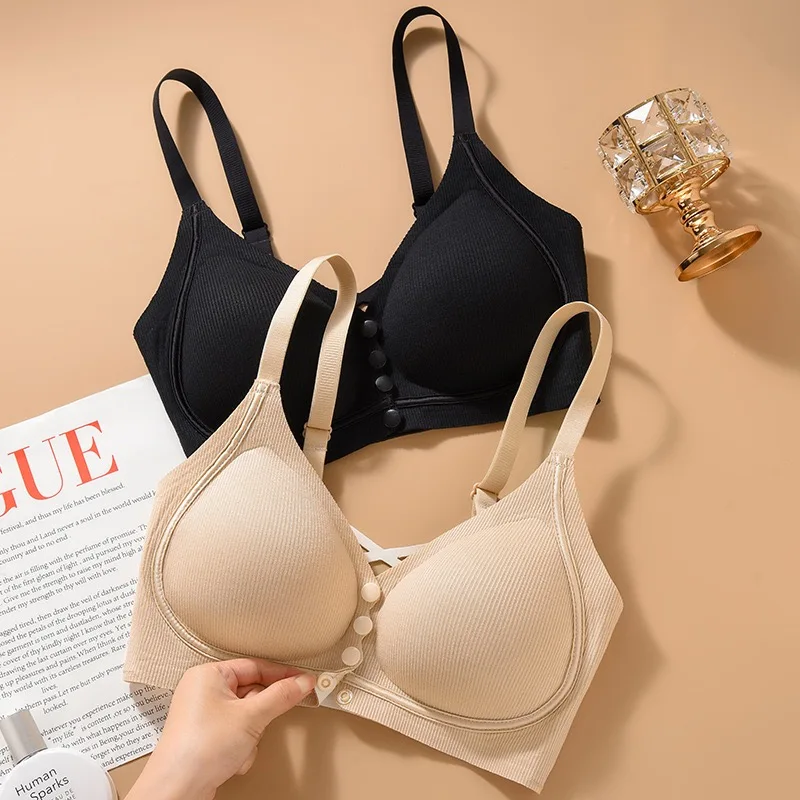 Postpartum feeding special breast reduction and sagging prevention maternity and nursing two-in-one large size bra.
Postpartum feeding special breast reduction and sagging prevention maternity and nursing two-in-one large size bra.