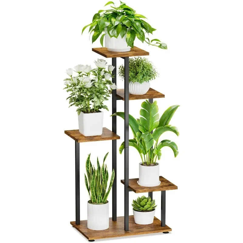 5 Tier Plant Stand Indoor, Tiered Corner Flower Holder Shelf Outdoor, Metal Wood Tall Orchid Pot Display Rack fo
5 Tier Plant Stand Indoor, Tiered Corner Flower Holder Shelf Outdoor, Metal Wood Tall Orchid Pot Display Rack fo