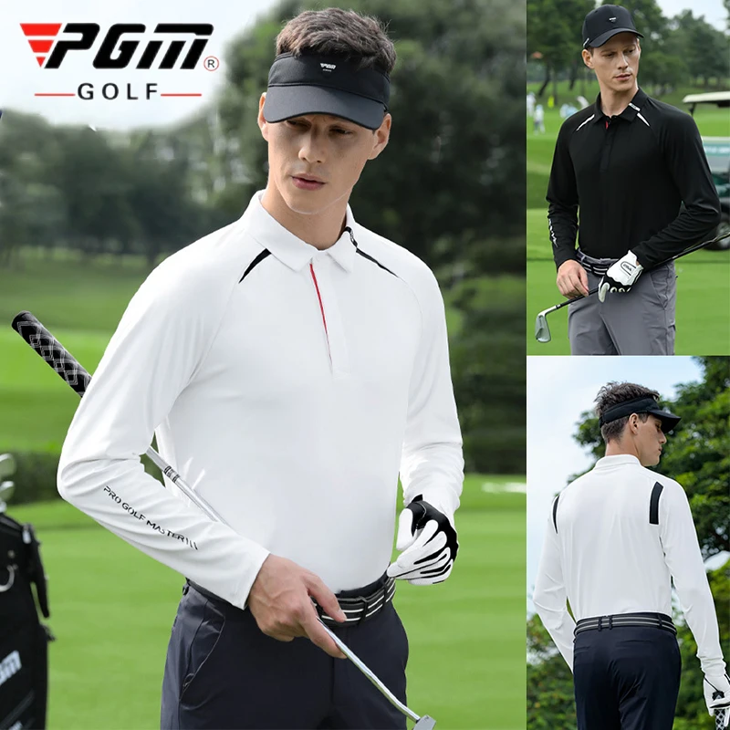 PGM Autumn New Men Breathable Polo Shirts Long Sleeve Social Business Shirts Male Solid Fit Casual Sports Tops M-XXL
PGM Autumn New Men Breathable Polo Shirts Long Sleeve Social Business Shirts Male Solid Fit Casual Sports Tops M-XXL
