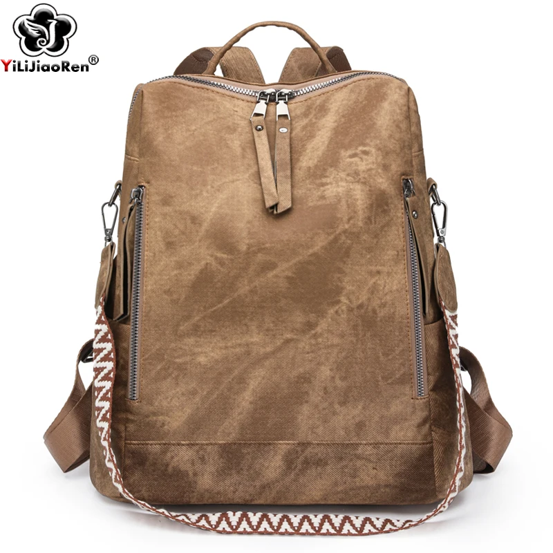 Casual Backpacks Ladies Multifunctional Commuter Daypack Women Shoulder Bag Soft Pu Leather Travel Rucksack Large School Bags
Casual Backpacks Ladies Multifunctional Commuter Daypack Women Shoulder Bag Soft Pu Leather Travel Rucksack Large School Bags