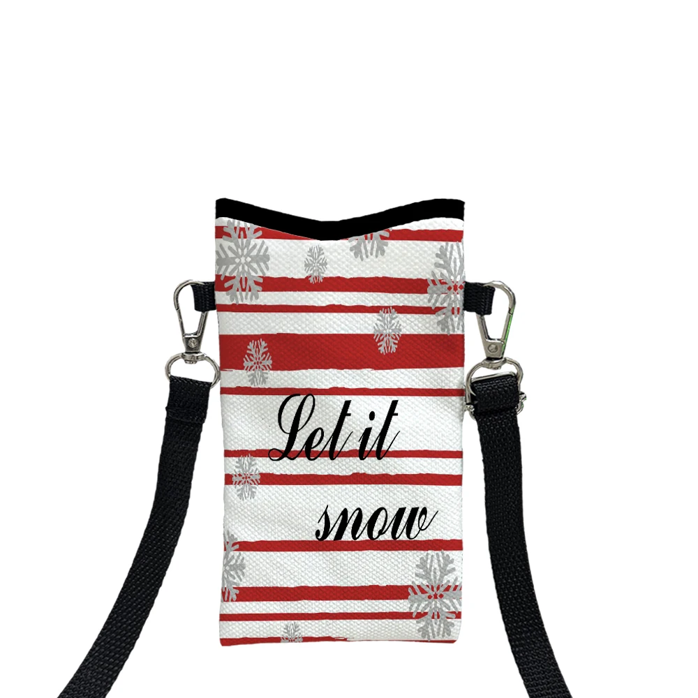 Christmas snowflakes Shoulder Bag High Quality Phone Bag with Adjustable Strap, Casual Women's Wallet Accessory Storage bag 8.23
Christmas snowflakes Shoulder Bag High Quality Phone Bag with Adjustable Strap, Casual Women's Wallet Accessory Storage bag 8.23