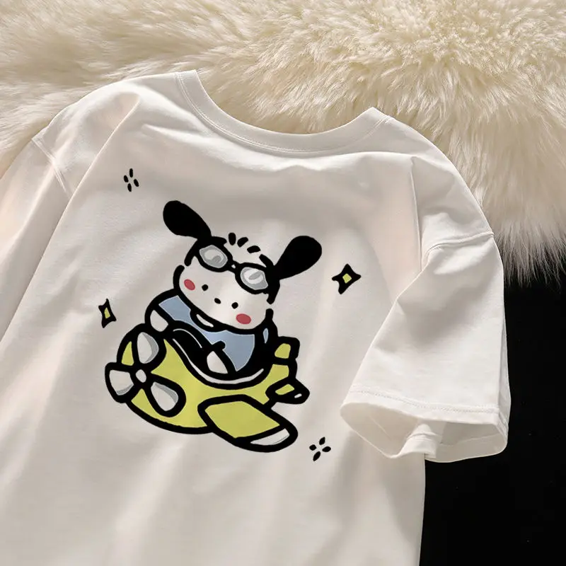 Sanrio Kawaii Pochacco T-shirt Sweet Cartoon Print Drop Shoulder Short Sleeve T-Shirt Ins Anime Casual Simple Couple Top Gift
Sanrio Kawaii Pochacco T-shirt Sweet Cartoon Print Drop Shoulder Short Sleeve T-Shirt Ins Anime Casual Simple Couple Top Gift