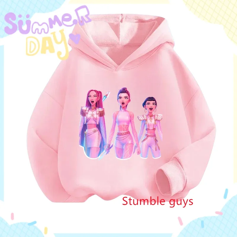 Kpop Demon Hunters Anime Boys Girls Hoodie Autumn Winter Kids Cool Warm Print Shiny Hooded Sweatshirt
Kpop Demon Hunters Anime Boys Girls Hoodie Autumn Winter Kids Cool Warm Print Shiny Hooded Sweatshirt