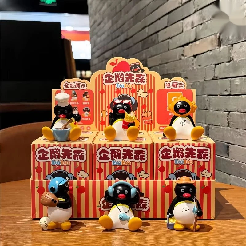 Пингвин Бобо слепая коробка Коллекционные креативные мультяшные периферийные фигурки пингвина офисные настольные украшения праздничные подарки для девочек
Пингвин Бобо слепая коробка Коллекционные креативные мультяшные периферийные фигурки пингвина офисные настольные украшения праздничные подарки для девочек