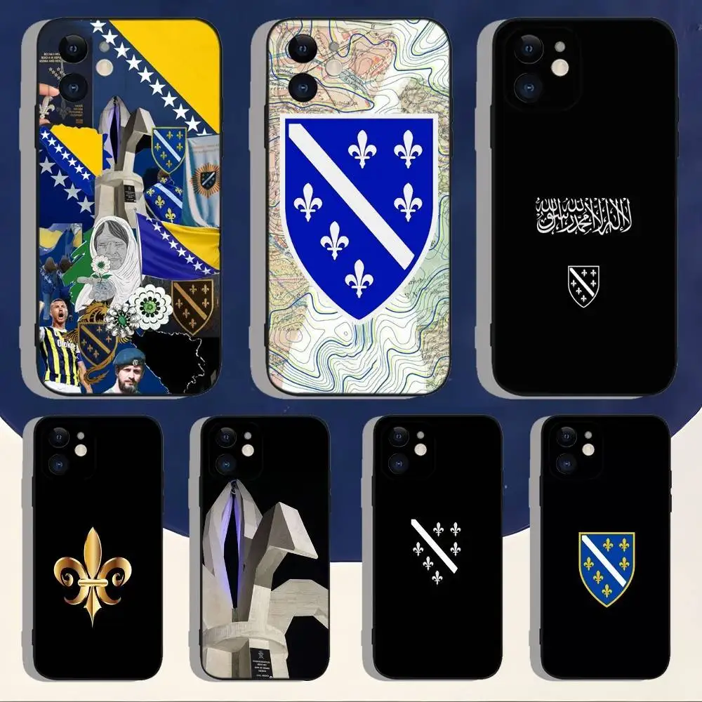 Bosnia Bosnian Flag Phone Case For iPhone 16,15,14,13,12,11,Pro,Max,Plus,X,XS,XR,SE,8,7,Mini,Soft Silicone Black Case
Bosnia Bosnian Flag Phone Case For iPhone 16,15,14,13,12,11,Pro,Max,Plus,X,XS,XR,SE,8,7,Mini,Soft Silicone Black Case