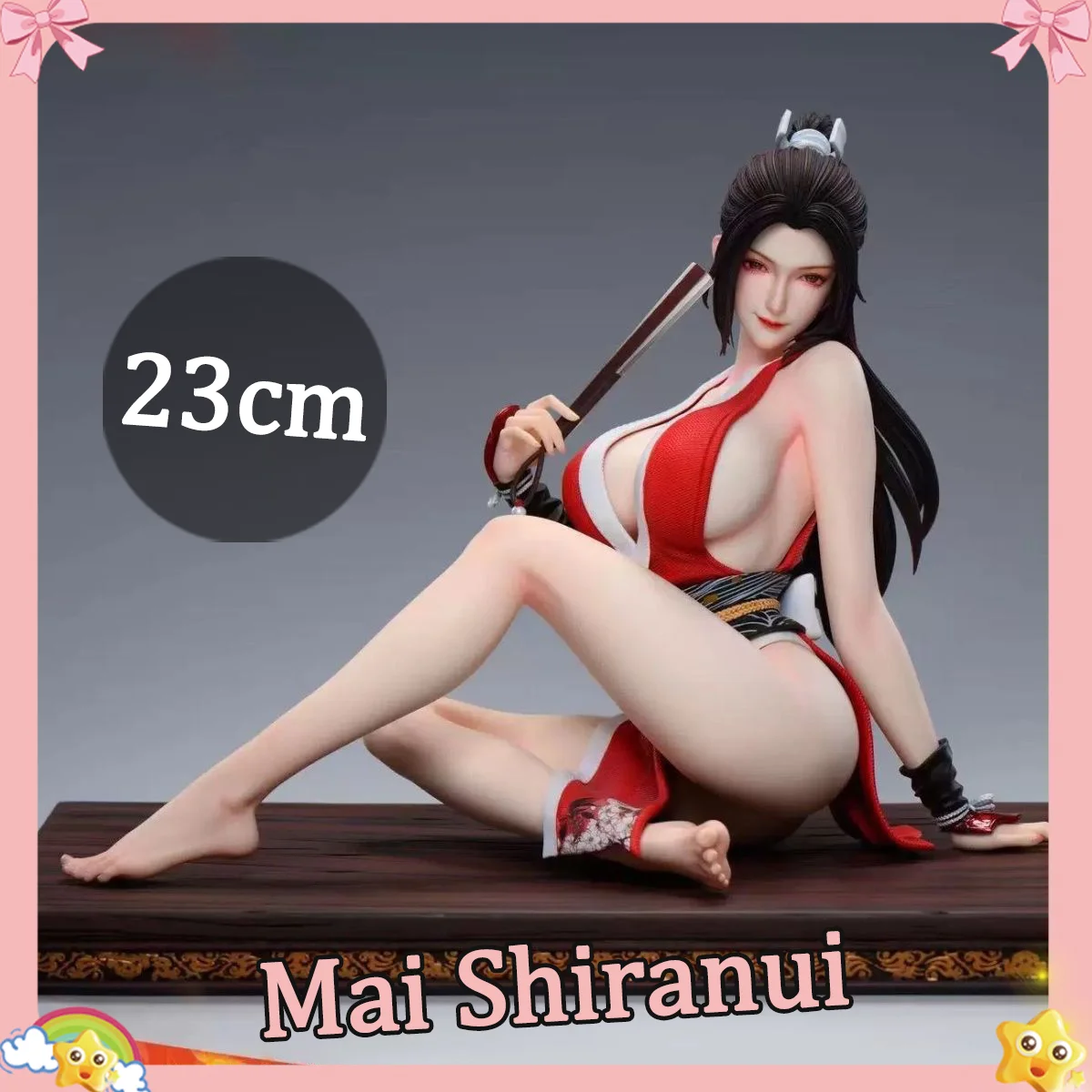 Mai Shiranui The King of Fighters Figure - Red Ninja Outfit Sitting Pose 1/4 Scale 23cm Sexy Movable PVC Collectible Statue Toy
Mai Shiranui The King of Fighters Figure - Red Ninja Outfit Sitting Pose 1/4 Scale 23cm Sexy Movable PVC Collectible Statue Toy