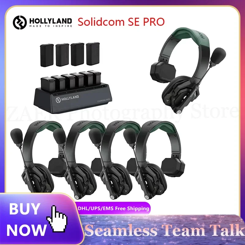 Hollyland Solidcom Se Pro Global Version Wireless Remote Headset Seamless Team Talk 2.4 Ghz Noise Cancellation Water Resistance
Hollyland Solidcom Se Pro Global Version Wireless Remote Headset Seamless Team Talk 2.4 Ghz Noise Cancellation Water Resistance