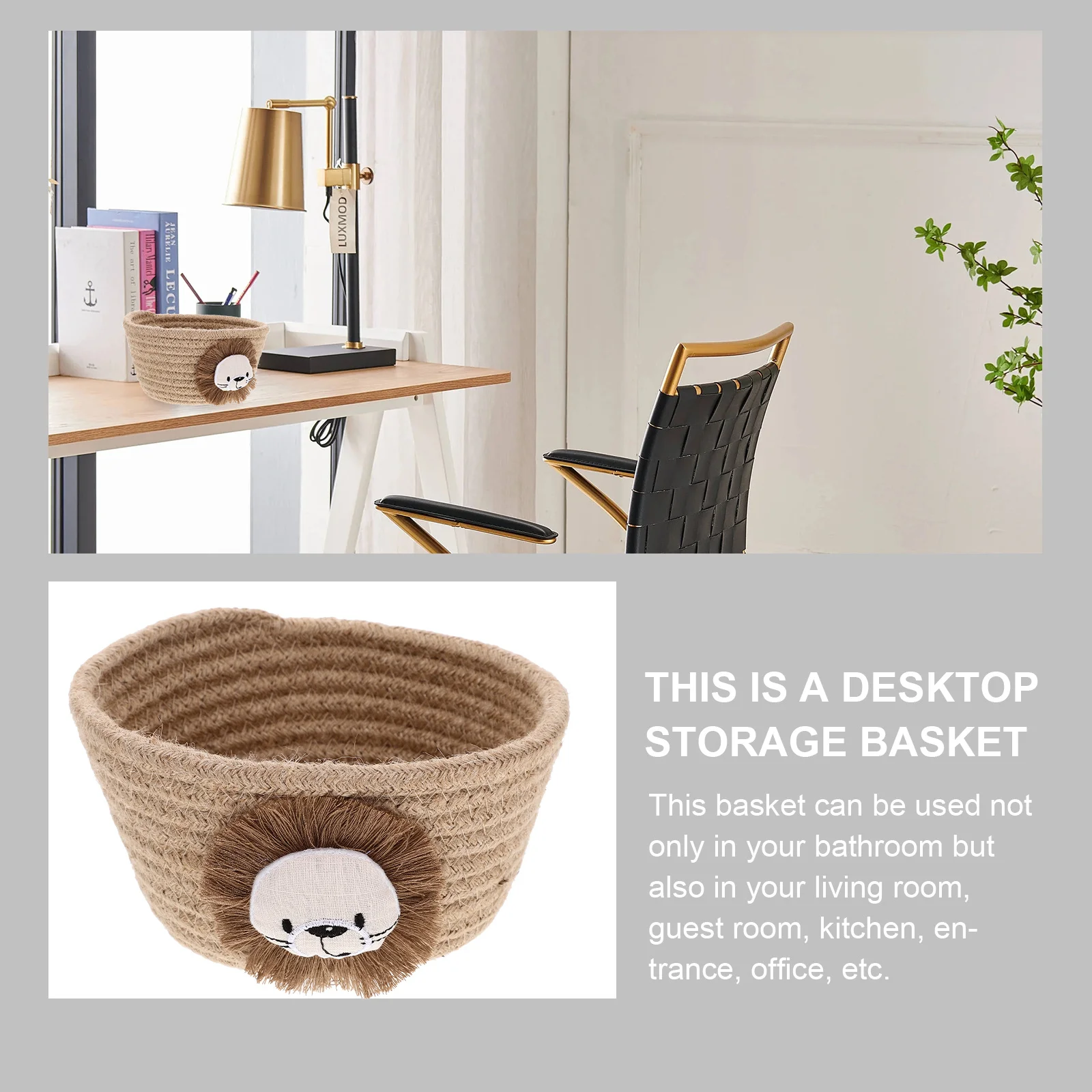 Small Storage Basket Woven Organizer Bin for Kitchen Bathroom Living Room Desktop Use Home Decoration Cloth Material
Small Storage Basket Woven Organizer Bin for Kitchen Bathroom Living Room Desktop Use Home Decoration Cloth Material