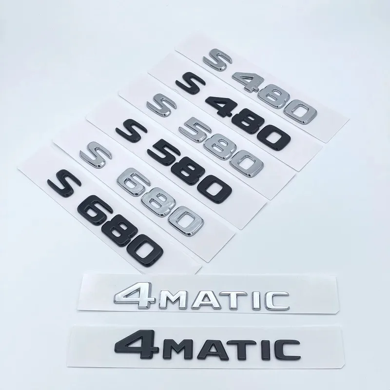 Glossy Black Silver S480 S500 S560 S580 S600 ABS Emblem for Mercedes Benz S W222 W223 Car Side Rear Badge Nameplate Logo Sticker
Glossy Black Silver S480 S500 S560 S580 S600 ABS Emblem for Mercedes Benz S W222 W223 Car Side Rear Badge Nameplate Logo Sticker