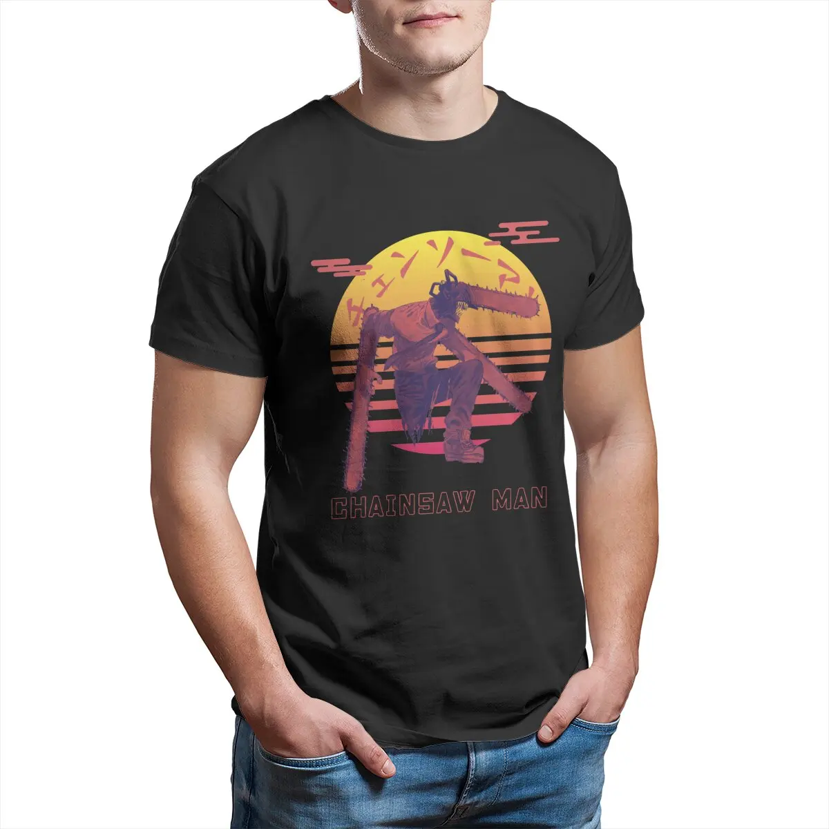 Chainsaw Man Sunset Japan demon devil anime horror T-Shirt for Men Pure Cotton Hipster T-Shirt printed Tee plus size Clothing
Chainsaw Man Sunset Japan demon devil anime horror T-Shirt for Men Pure Cotton Hipster T-Shirt printed Tee plus size Clothing