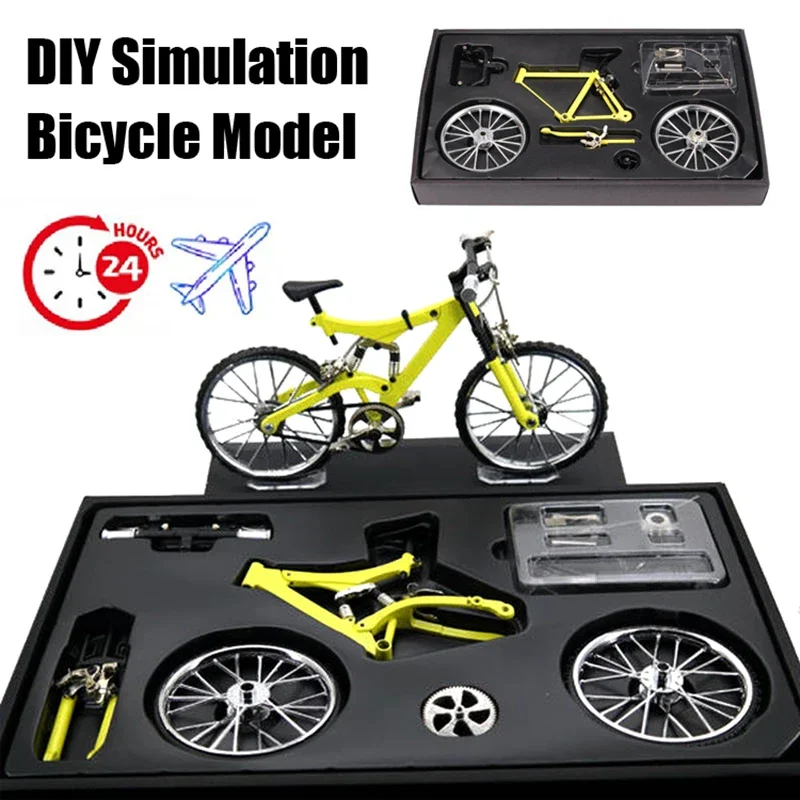 DIY Simulation Bicycle Model Kit Alloy Mountain Road Bicycle Set Assembled Teaching Model Toys Collection Decoration Gift
DIY Simulation Bicycle Model Kit Alloy Mountain Road Bicycle Set Assembled Teaching Model Toys Collection Decoration Gift