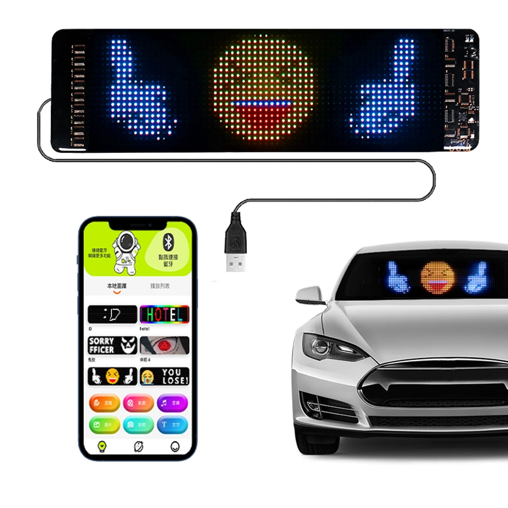 Customizable Advertising Led Car Roof Led Display Screen Pixel Art Advertising Led Car Rear Window Digital Display for Car
Customizable Advertising Led Car Roof Led Display Screen Pixel Art Advertising Led Car Rear Window Digital Display for Car