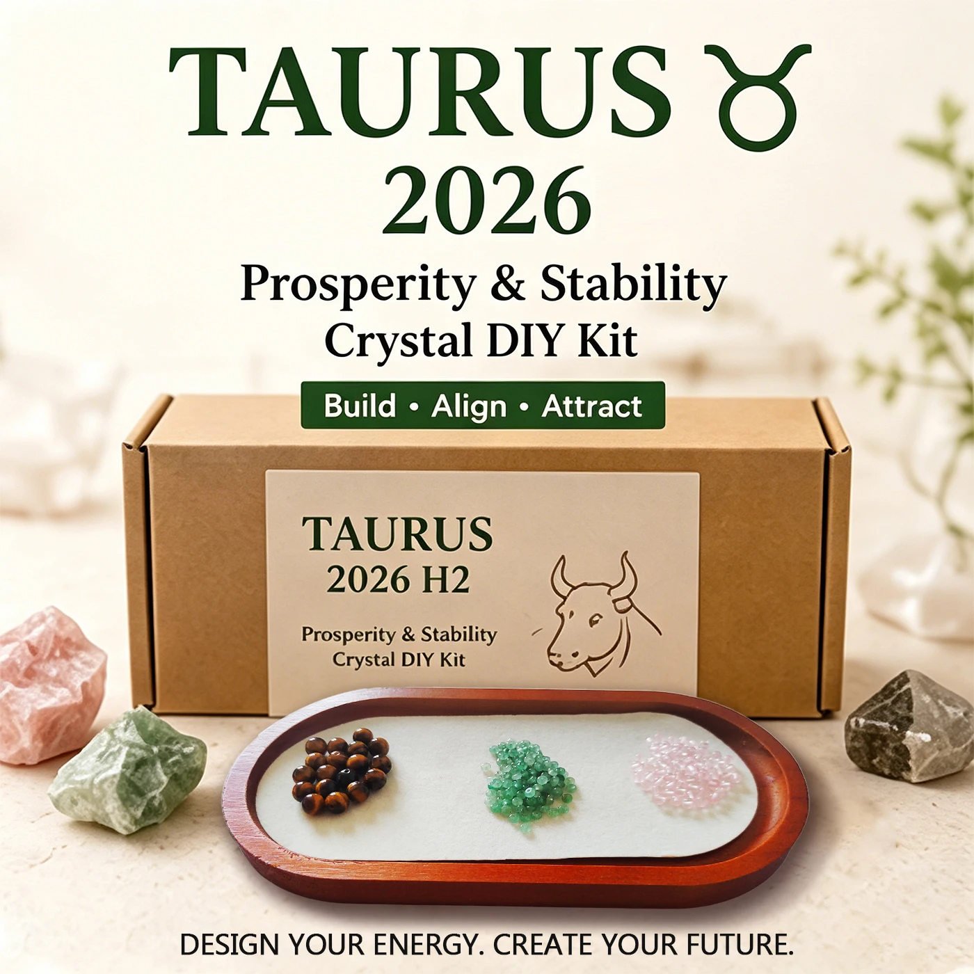 Taurus 2026 DIY Healing Crystal Jewelry Kit Stress-Relief Craft Making Set Supplies Women's Bracelet Keyring Daily Mindfulness
Taurus 2026 DIY Healing Crystal Jewelry Kit Stress-Relief Craft Making Set Supplies Women's Bracelet Keyring Daily Mindfulness