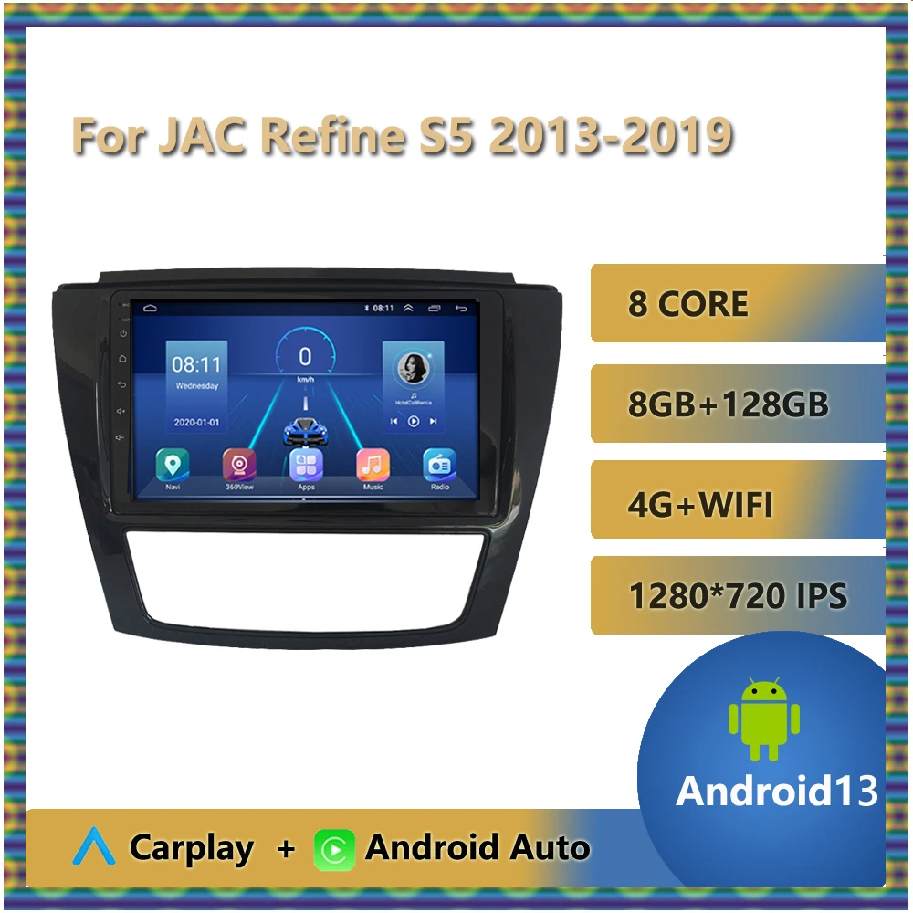 Android 13 Car Radio For JAC Refine S5 2013 - 2019 Multimedia Stereo Video Player GPS NAVI Head Unit Carplay Auto 4G DSP 8-Core
Android 13 Car Radio For JAC Refine S5 2013 - 2019 Multimedia Stereo Video Player GPS NAVI Head Unit Carplay Auto 4G DSP 8-Core