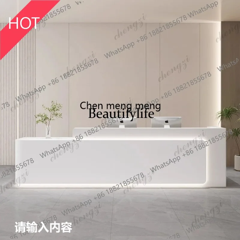 A51 Nordic Cream Style Reception Desks Modern Design Hotel Beauty Salon Cashier Desk Luxury Office Furniture Atril Conferencia
A51 Nordic Cream Style Reception Desks Modern Design Hotel Beauty Salon Cashier Desk Luxury Office Furniture Atril Conferencia