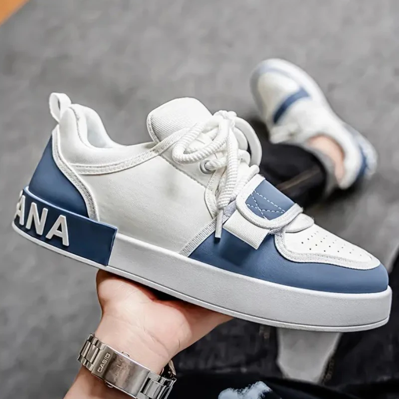 Весенне-осенние кожаные удобные мужские кроссовки большого размера на шнуровке с низким верхом и круглым носком на мягкой подошве
Весенне-осенние кожаные удобные мужские кроссовки большого размера на шнуровке с низким верхом и круглым носком на мягкой подошве