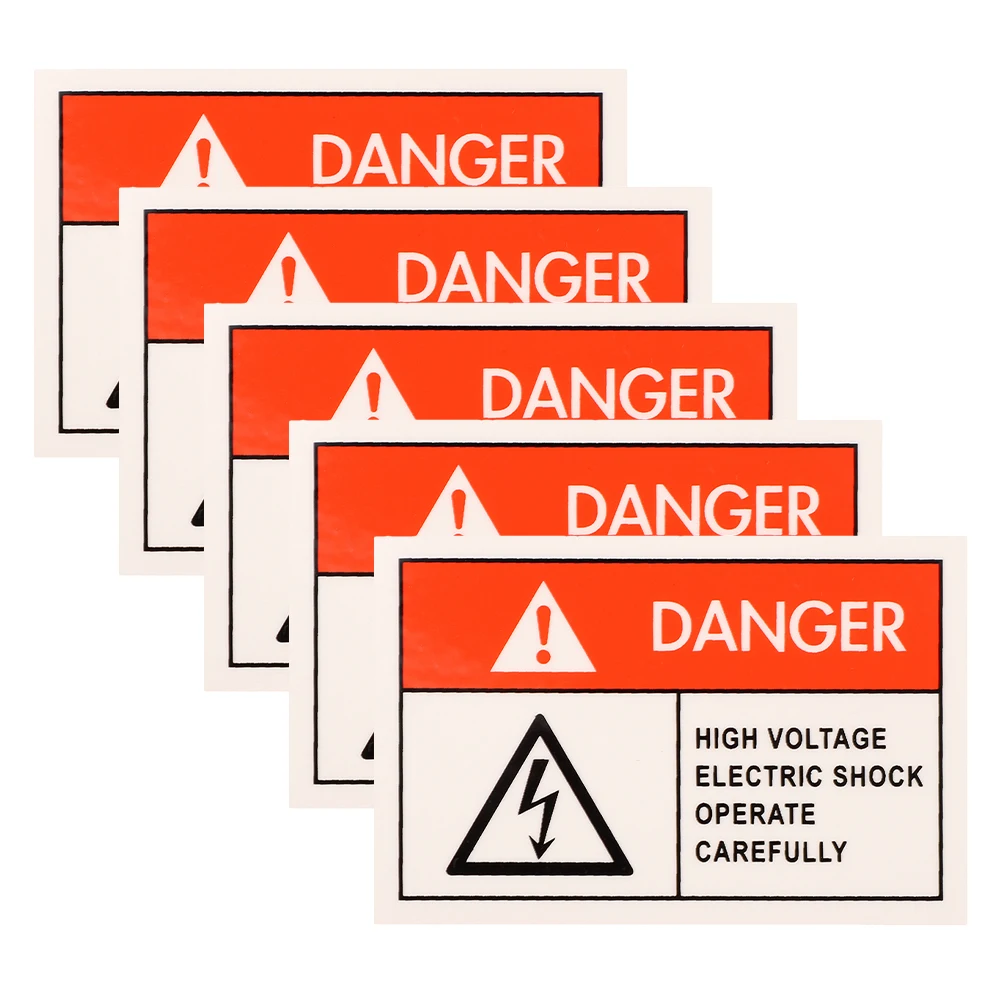 5Pcs Anti Electric Shock Labels Waterproof Oil Resistant Safety Warning Stickers for Electrical Hazard Protection in Industrial
5Pcs Anti Electric Shock Labels Waterproof Oil Resistant Safety Warning Stickers for Electrical Hazard Protection in Industrial
