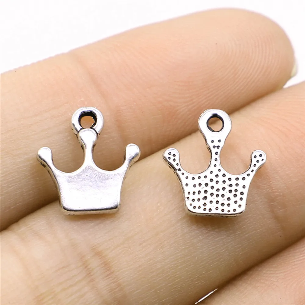 Wholesale 300pcs/bag 11x13mm Crown Charms Wholesale Antique Silver Color For Jewelry Making Zinc Alloy Charms
Wholesale 300pcs/bag 11x13mm Crown Charms Wholesale Antique Silver Color For Jewelry Making Zinc Alloy Charms