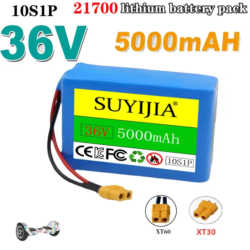 Batterie Lithium-Ion De Remplacement 36V 5Ah 10S1P 21700 Pour Scooter M365 MIJIA Pro, Prise XT30 + BMS 20A, Plage Étendue.
Batterie Lithium-Ion De Remplacement 36V 5Ah 10S1P 21700 Pour Scooter M365 MIJIA Pro, Prise XT30 + BMS 20A, Plage Étendue.