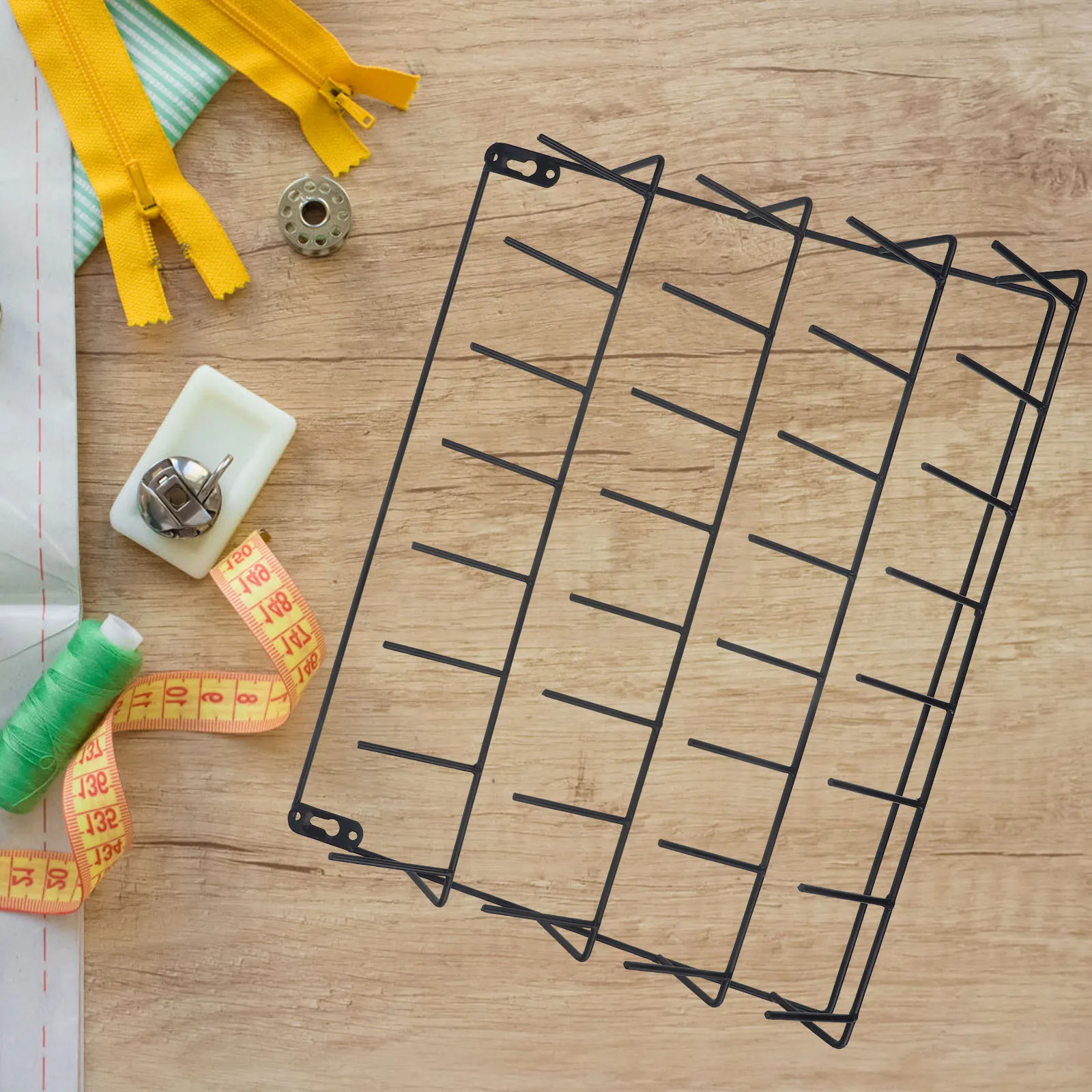 Iron Thread Holder 32 Spools Wall Mounted Sturdy Thread Organizer Wear Resistant Household Braiding Rack Sewing Accessories
Iron Thread Holder 32 Spools Wall Mounted Sturdy Thread Organizer Wear Resistant Household Braiding Rack Sewing Accessories