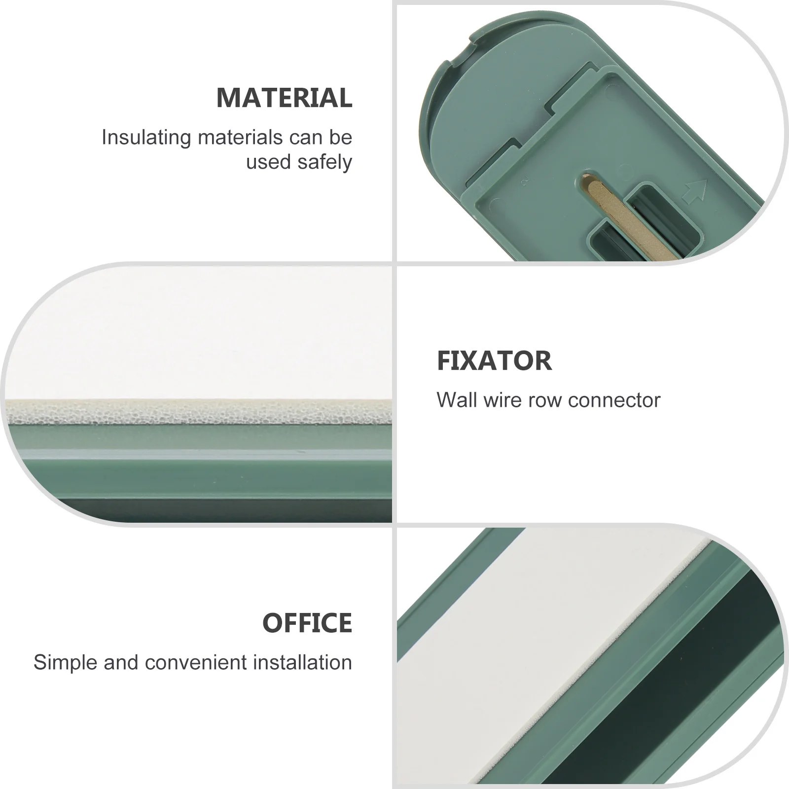 Power Strip Holder Nail-Free Socket Rack for Wall Mounting Double-Sided Adhesive ABS Material Heavy Duty Power Strip Winder
Power Strip Holder Nail-Free Socket Rack for Wall Mounting Double-Sided Adhesive ABS Material Heavy Duty Power Strip Winder