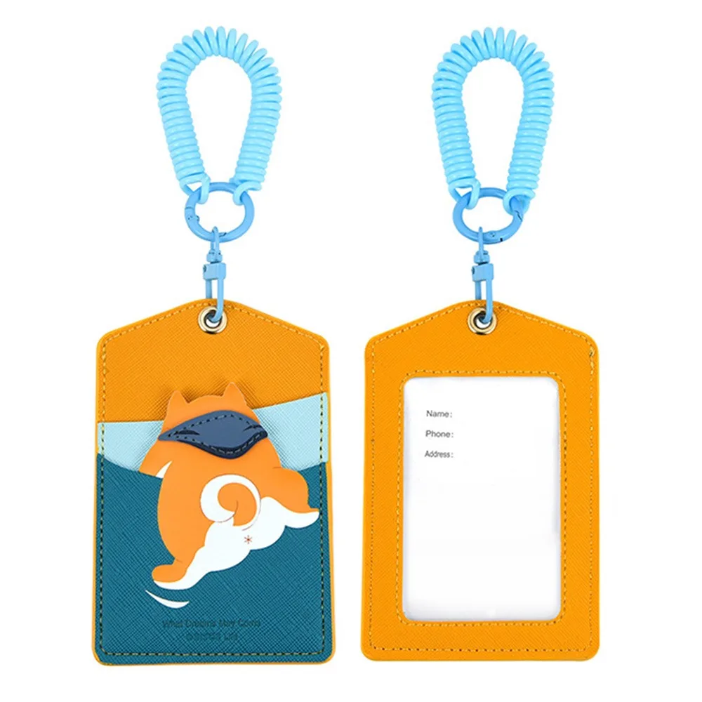 Creative Multicolor Card Holder PU Spring Retractable Chain Card Cover Piggy Dog Cat Panda Rabbit Card Sleeves Access Card
Creative Multicolor Card Holder PU Spring Retractable Chain Card Cover Piggy Dog Cat Panda Rabbit Card Sleeves Access Card