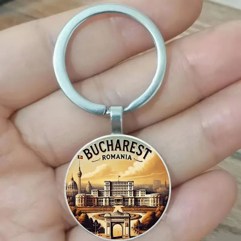 Bucharest City Landscape Keychain Bucharest Romania Travel Souvenir, Architecture Enthusiasts Birthday/Anniversary/Festival Gift
Bucharest City Landscape Keychain Bucharest Romania Travel Souvenir, Architecture Enthusiasts Birthday/Anniversary/Festival Gift