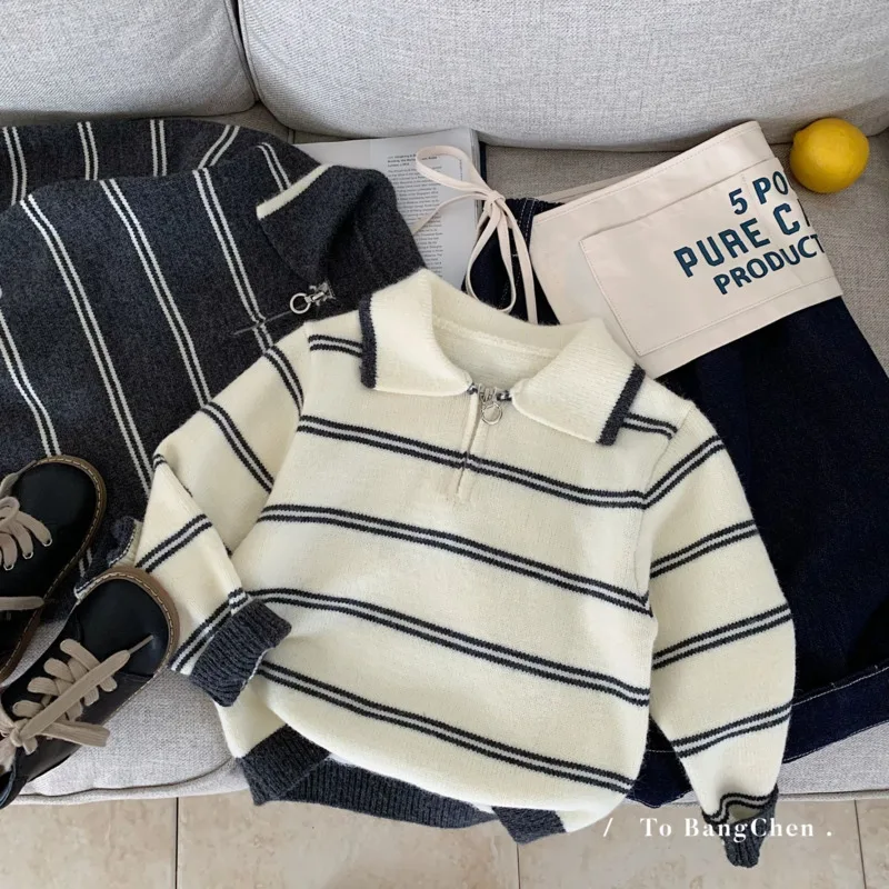 2025 Autumn Winter Boy Girl Knitt Sweater Children Zipper Warm Kid Sweater Baby Top 3-10 Years Pullover Toddler Bottom Jumper
2025 Autumn Winter Boy Girl Knitt Sweater Children Zipper Warm Kid Sweater Baby Top 3-10 Years Pullover Toddler Bottom Jumper