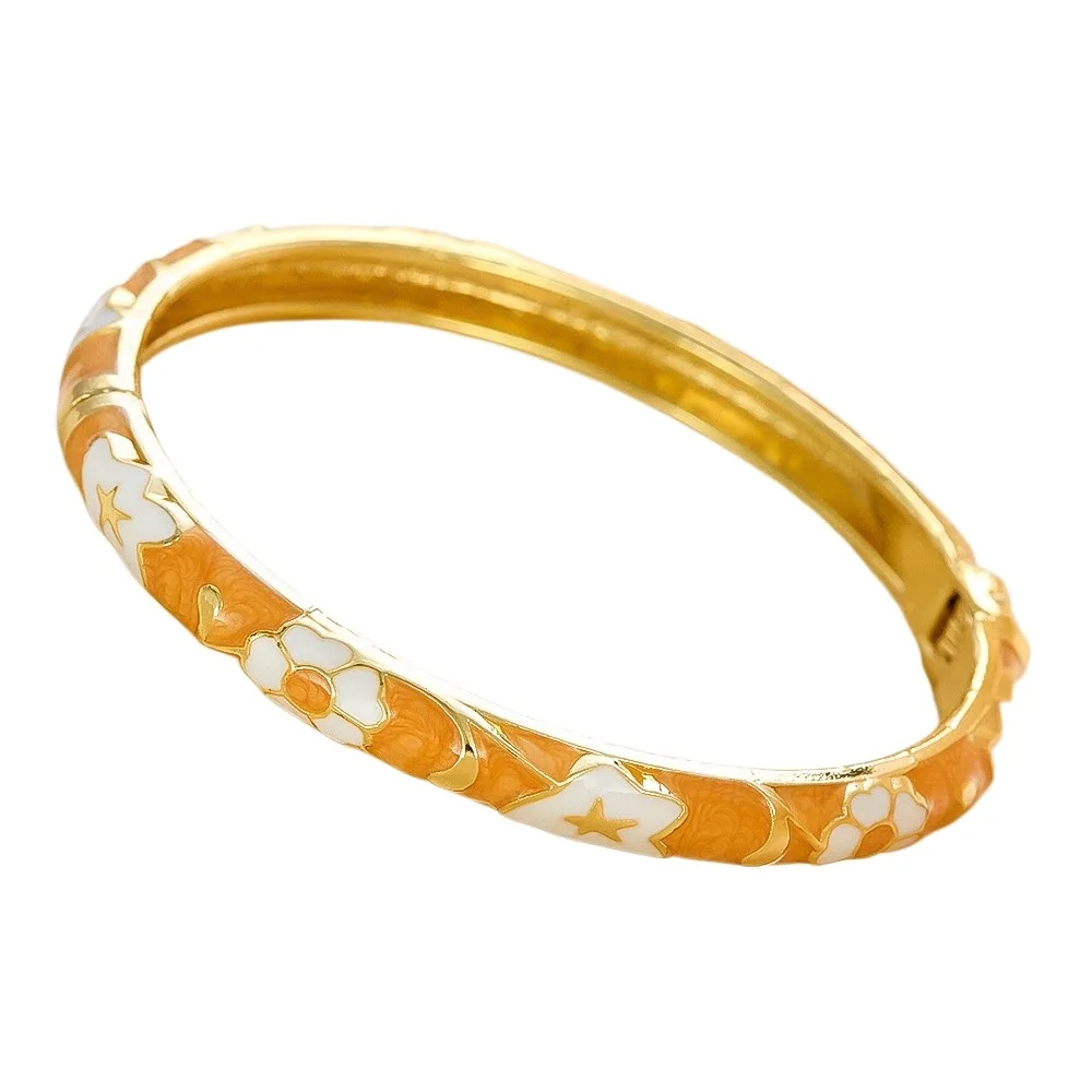 Enamel Vintage Cloisonne Bangle Floral Chinese Colorful Flower Bangle Traditional Classic Women's Hand Bracelet Jewelry Gifts
Enamel Vintage Cloisonne Bangle Floral Chinese Colorful Flower Bangle Traditional Classic Women's Hand Bracelet Jewelry Gifts