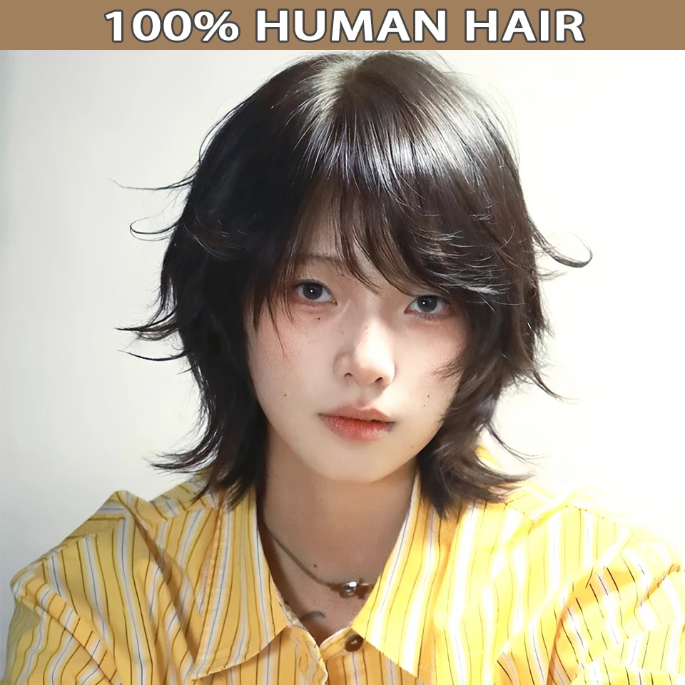 8 Inch K-pop Cool Style Short Pixie Cut Mullet Wig Brazilian Virgin Human Hair Straight Wolf Tail Wigs Full Machine Made Wigs
8 Inch K-pop Cool Style Short Pixie Cut Mullet Wig Brazilian Virgin Human Hair Straight Wolf Tail Wigs Full Machine Made Wigs