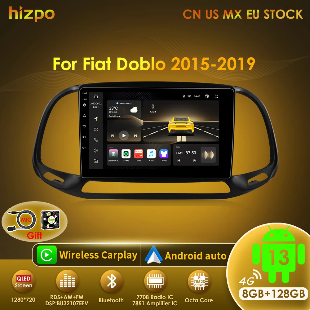 Хиппо 7862 Стерео для Fiat Doblo 2015-2019 Автомобильный радиоприемник GPS-навигация 2 Din Android Auto 2din Авторадио Стерео Беспроводной CarPlay 4G
Хиппо 7862 Стерео для Fiat Doblo 2015-2019 Автомобильный радиоприемник GPS-навигация 2 Din Android Auto 2din Авторадио Стерео Беспроводной CarPlay 4G