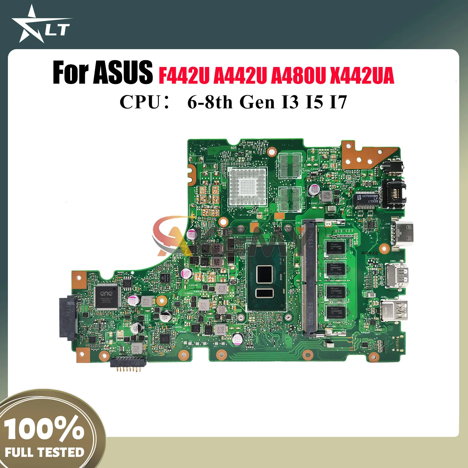 X442UA Laptop Motherboard For ASUS A442U F442U X442UAR X442UQ X442UNR X442UR X442URR X442UF X442U A480U Mainboard I3 I5 I7 CPU
X442UA Laptop Motherboard For ASUS A442U F442U X442UAR X442UQ X442UNR X442UR X442URR X442UF X442U A480U Mainboard I3 I5 I7 CPU