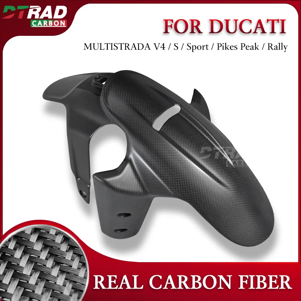 For DUCATI Multistrada V4 S Sport Pikes Peak Rally V4S Accessories Carbon Fiber Front Fender Mudguard Guard Fairing Kit
For DUCATI Multistrada V4 S Sport Pikes Peak Rally V4S Accessories Carbon Fiber Front Fender Mudguard Guard Fairing Kit