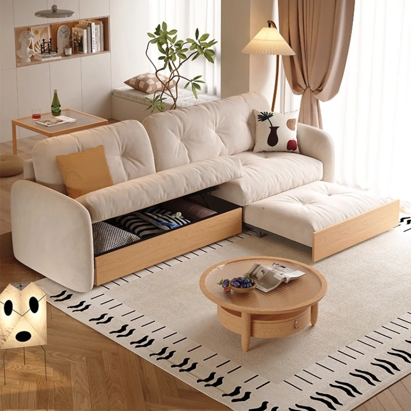 Storage cloud sofa Internet celebrity small apartment living room log wind fabric Nordic solid wood sofa bed
Storage cloud sofa Internet celebrity small apartment living room log wind fabric Nordic solid wood sofa bed
