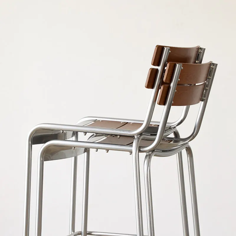 Home Backrest Light Luxury Chair Simple High Stool
Home Backrest Light Luxury Chair Simple High Stool