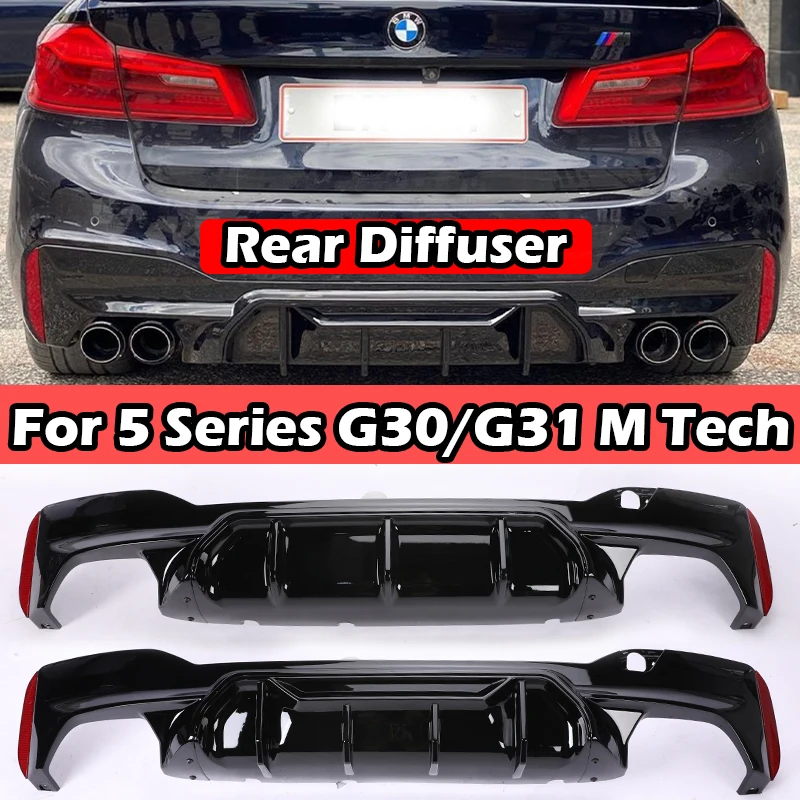 Gloss Black Rear Bumper Diffuser Sport Competition M5 Style Diffusor Spoiler For BMW 5 Series G30 G31 2017-2023 Car Accessories
Gloss Black Rear Bumper Diffuser Sport Competition M5 Style Diffusor Spoiler For BMW 5 Series G30 G31 2017-2023 Car Accessories