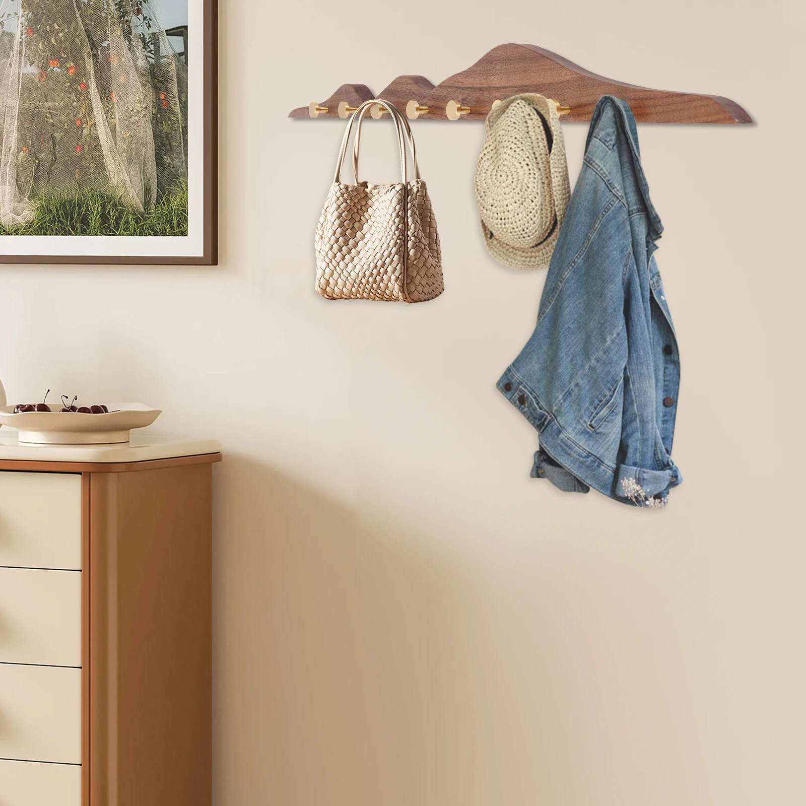 8-Pack Creative Wall Coat Hooks, Modern Mountain-Shaped Hangers for Jacket,Key & Hat, Rustic & Stylish Home Decor 20kg Max Load
8-Pack Creative Wall Coat Hooks, Modern Mountain-Shaped Hangers for Jacket,Key & Hat, Rustic & Stylish Home Decor 20kg Max Load