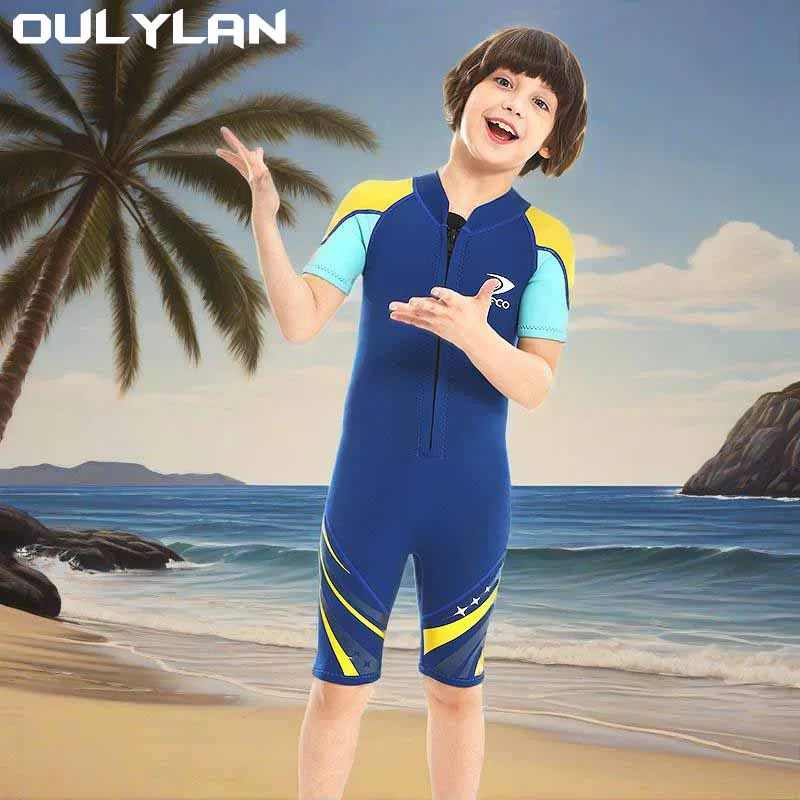 Oulylan Youth Swimsuit for Surfing Snorkeling Front Zip Wetsuit Kids for Girls Boys Shorty One Piece Wet Suit 2.5mm Neoprene
Oulylan Youth Swimsuit for Surfing Snorkeling Front Zip Wetsuit Kids for Girls Boys Shorty One Piece Wet Suit 2.5mm Neoprene