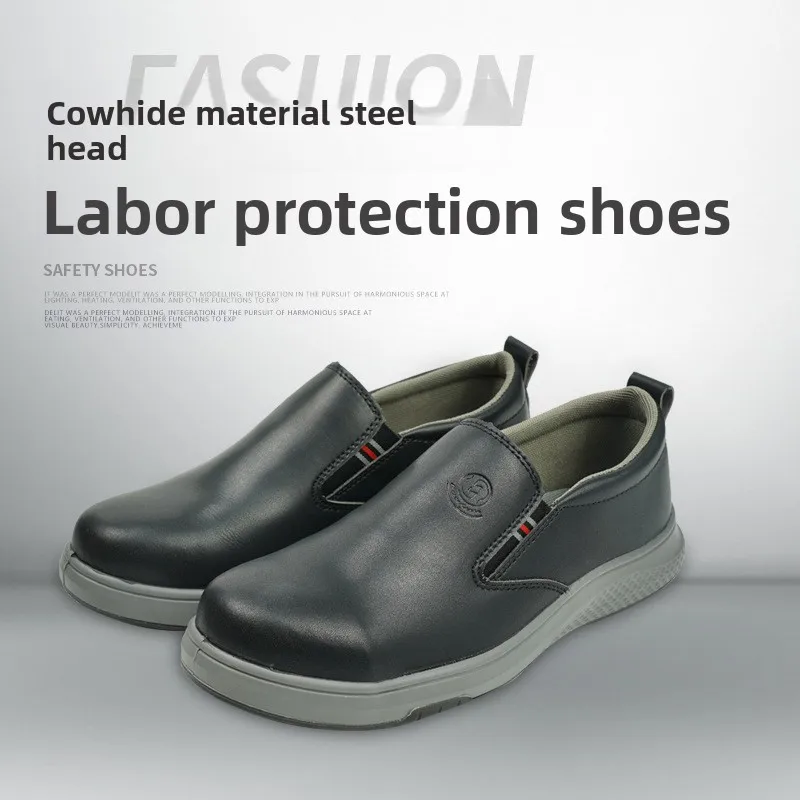 Men's Steel Baotou Anti-smash,anti-puncture Black ,white Four-season Comfortable, Breathable and Lightweight Safety Work Shoes
Men's Steel Baotou Anti-smash,anti-puncture Black ,white Four-season Comfortable, Breathable and Lightweight Safety Work Shoes