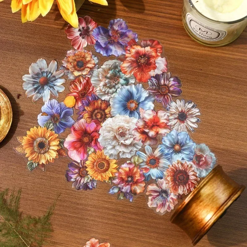 40Sheets Silk Flower Collar Retro PET Account Stickers Decoration Handmade Plant Supplies Flowers Scrapbook cut 121*92mm
40Sheets Silk Flower Collar Retro PET Account Stickers Decoration Handmade Plant Supplies Flowers Scrapbook cut 121*92mm