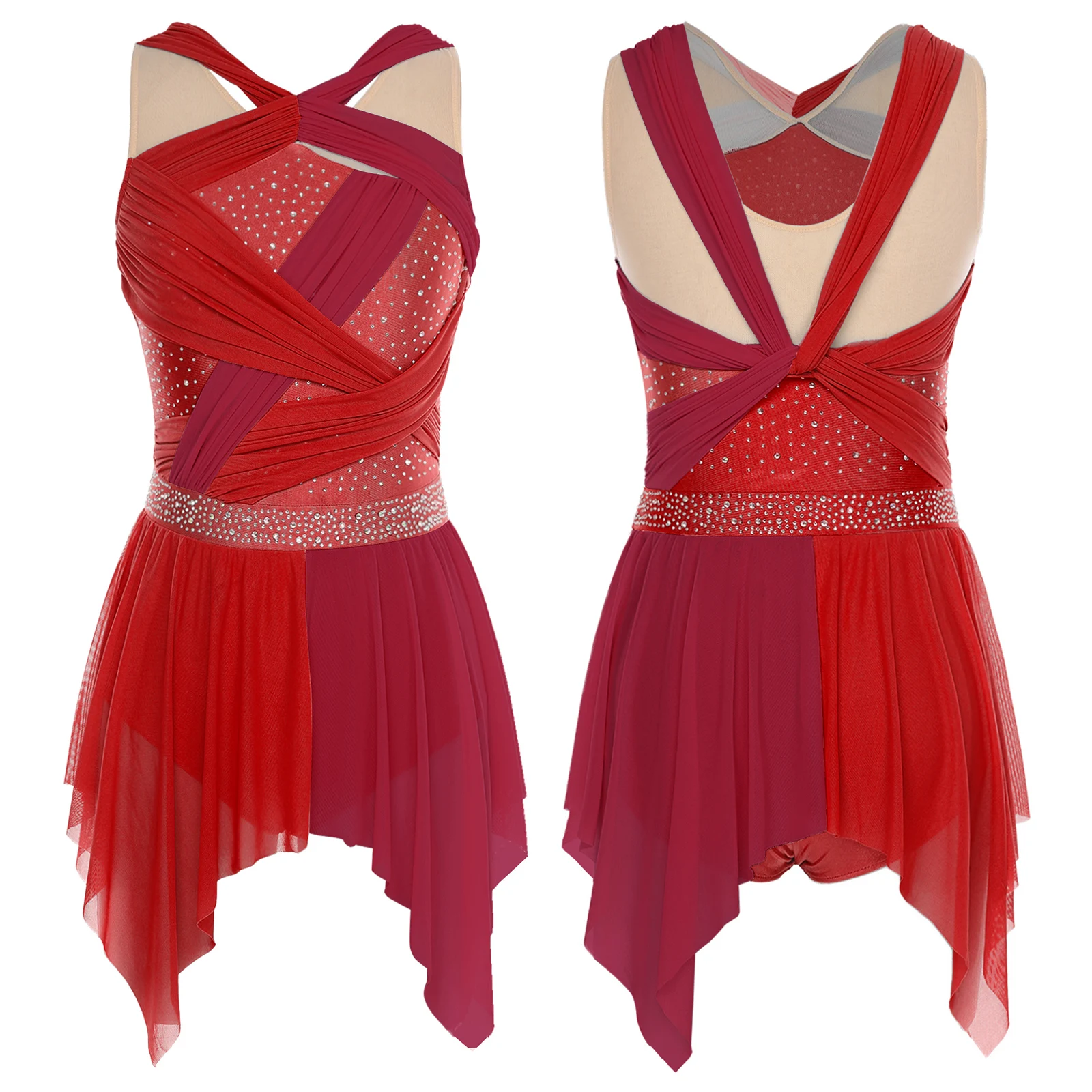 Женское балетное платье для латинских танцев, сетчатое платье с рюшами и витым узлом, нерегулярный подол, трико без рукавов, одежда для латинских танцев
Женское балетное платье для латинских танцев, сетчатое платье с рюшами и витым узлом, нерегулярный подол, трико без рукавов, одежда для латинских танцев