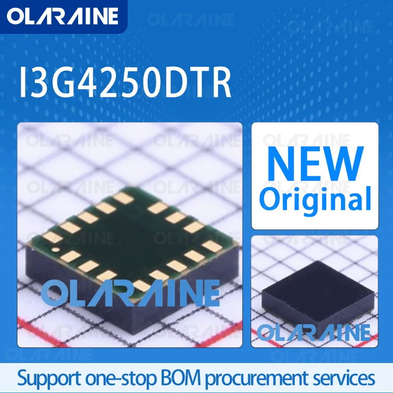 1/5/10Pcs I3G4250DTR LGA-16 original 100% new ic chip gyroscope X, Y, Z I2C, SPI Current 6.1 mA Voltage - 3.6 V
1/5/10Pcs I3G4250DTR LGA-16 original 100% new ic chip gyroscope X, Y, Z I2C, SPI Current 6.1 mA Voltage - 3.6 V