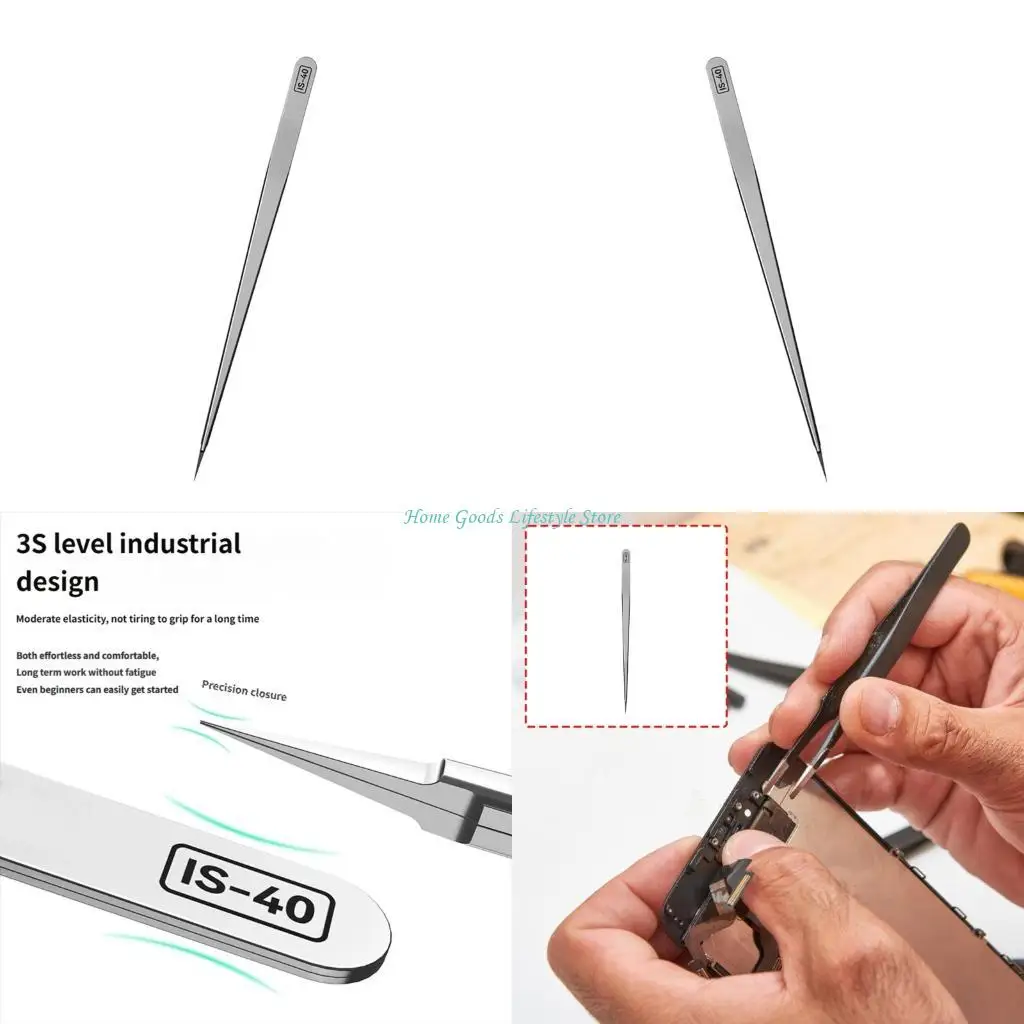 E74E Precise Crafted Aluminum Tweezers With Sharply Fine Point Precise Tweezer
E74E Precise Crafted Aluminum Tweezers With Sharply Fine Point Precise Tweezer