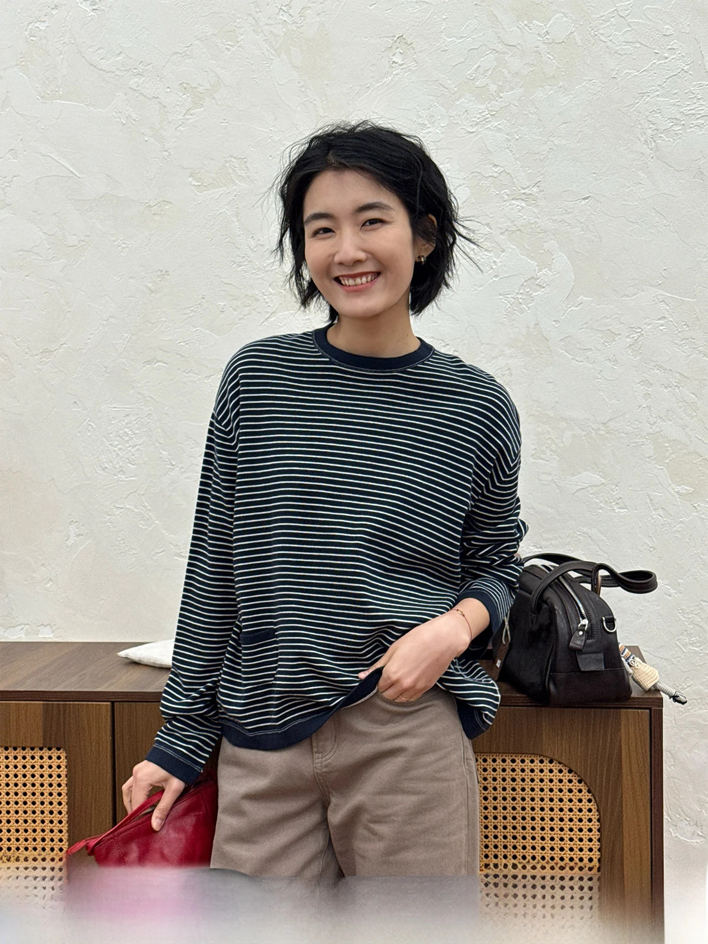 Langqing Women's Loose Long Sleeve Knitted Top Spring 2026 New Style Casual Stripe Inner Wear Base Shirt Breathable Cotton
Langqing Women's Loose Long Sleeve Knitted Top Spring 2026 New Style Casual Stripe Inner Wear Base Shirt Breathable Cotton