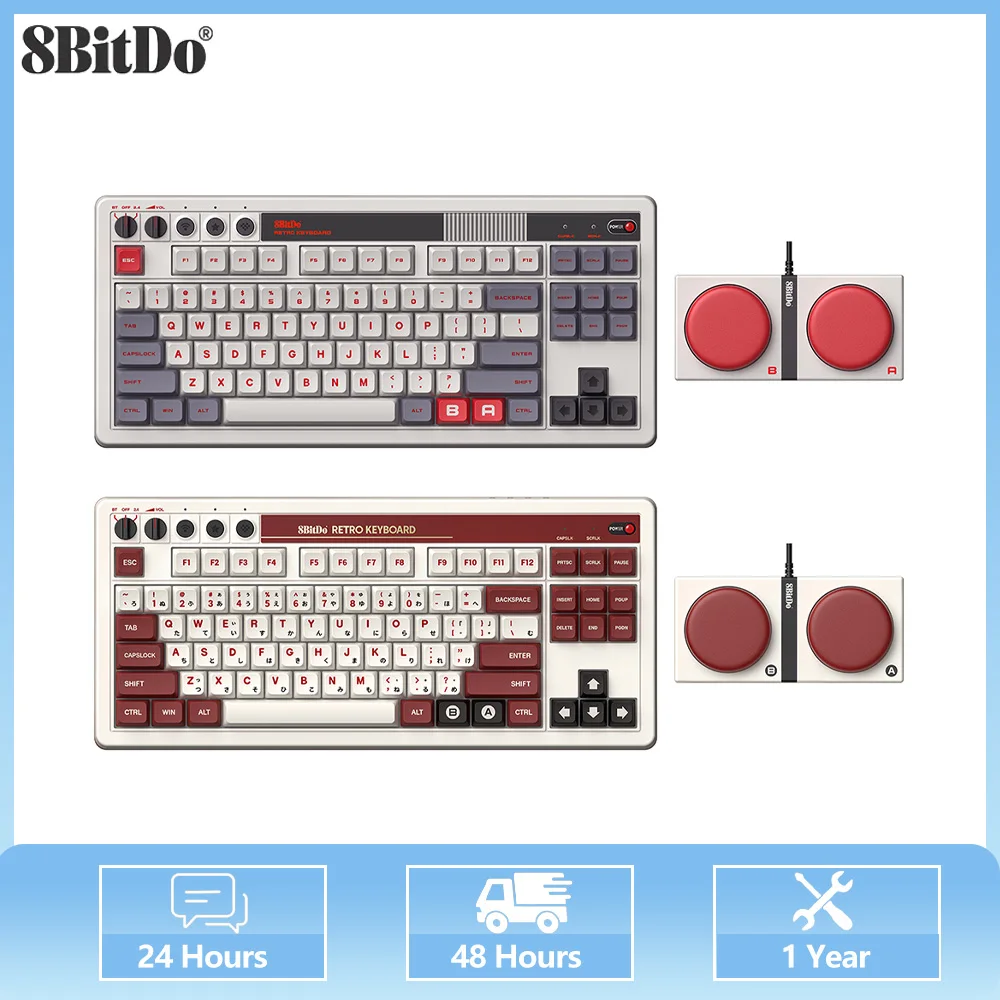 8bitdo ретро Механическая клавиатура C64 Edition N Edition Fami Edition Bluetooth/2,4G/USB-C клавиатура с программируемыми кнопками
8bitdo ретро Механическая клавиатура C64 Edition N Edition Fami Edition Bluetooth/2,4G/USB-C клавиатура с программируемыми кнопками