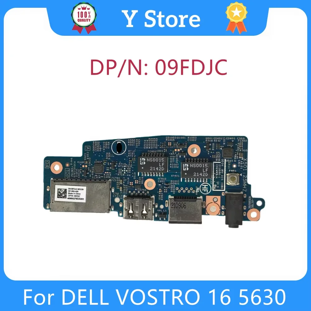 Y Store Новый оригинальный для Dell Vostro 16 5630 V5630 USB Audio RJ45 Card Reader IO Board 213586-1 09FDJC 9FDJC Быстрая доставка 
Y Store Новый оригинальный для Dell Vostro 16 5630 V5630 USB Audio RJ45 Card Reader IO Board 213586-1 09FDJC 9FDJC Быстрая доставка