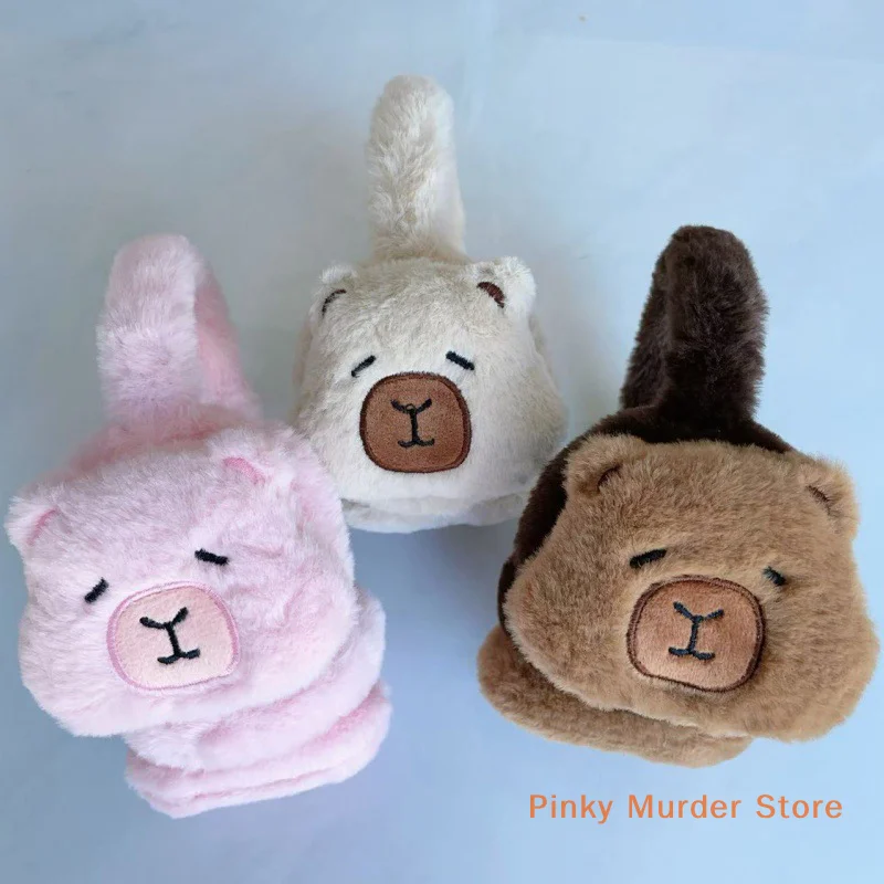 1 Pc Cute Winter Warm Kapibala Warm Plush Earmuffs Women's Playing Earmuffs Coldproof Warm Clothing Accessories
1 Pc Cute Winter Warm Kapibala Warm Plush Earmuffs Women's Playing Earmuffs Coldproof Warm Clothing Accessories